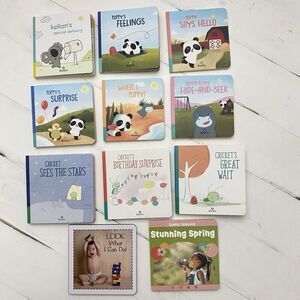 Kiwi Co Highlights Board Books Preschool Daycare Books Lot of 11 Kellan Poppy